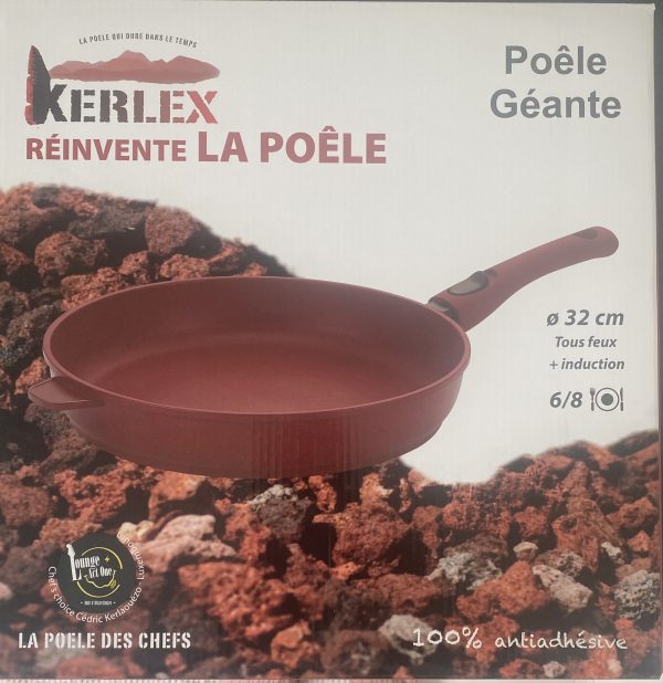 POÊLE GEANTE 32 CM MANCHE AMOVIBLE – Image 5