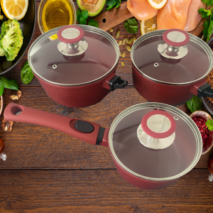 Casseroles x 3