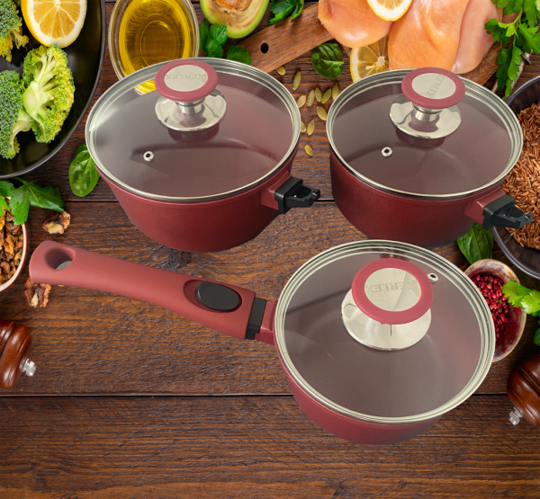 Casseroles x 3