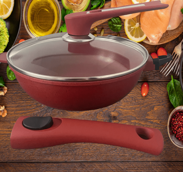 Sauteuse Mijoteuse 24 cm manche amovible