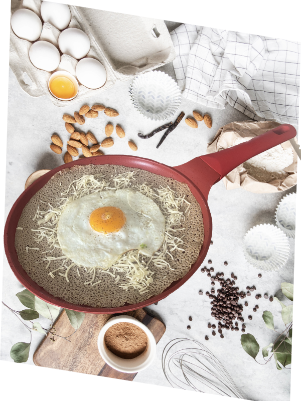 CREPIERE 26 CM MANCHE FIXE – Image 2